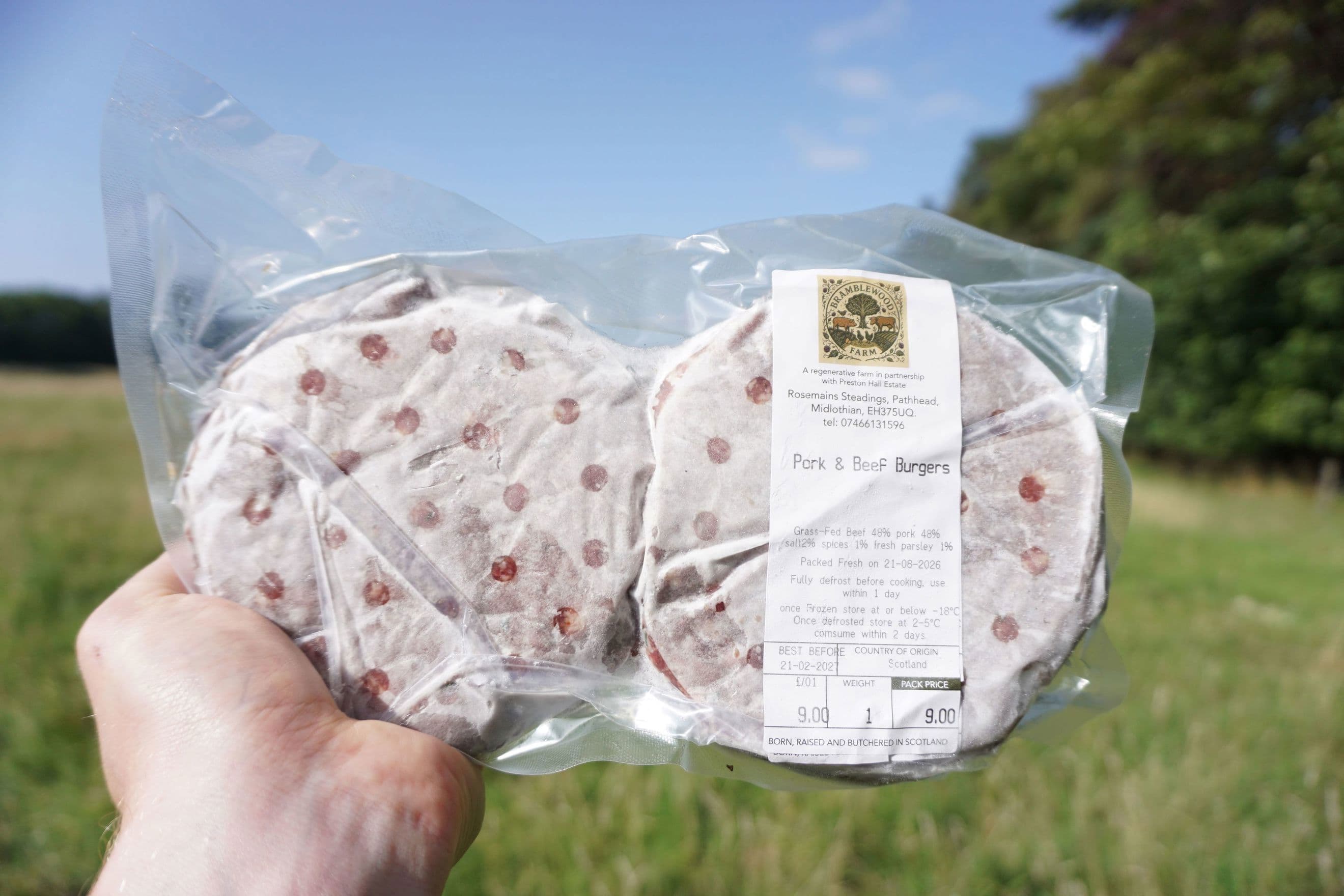 Pork & Beef Burgers