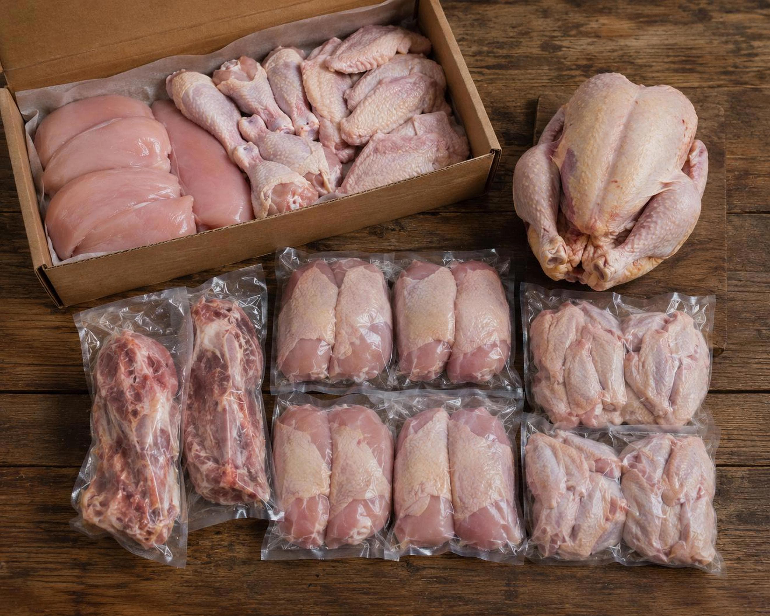 Chicken freezer filler
