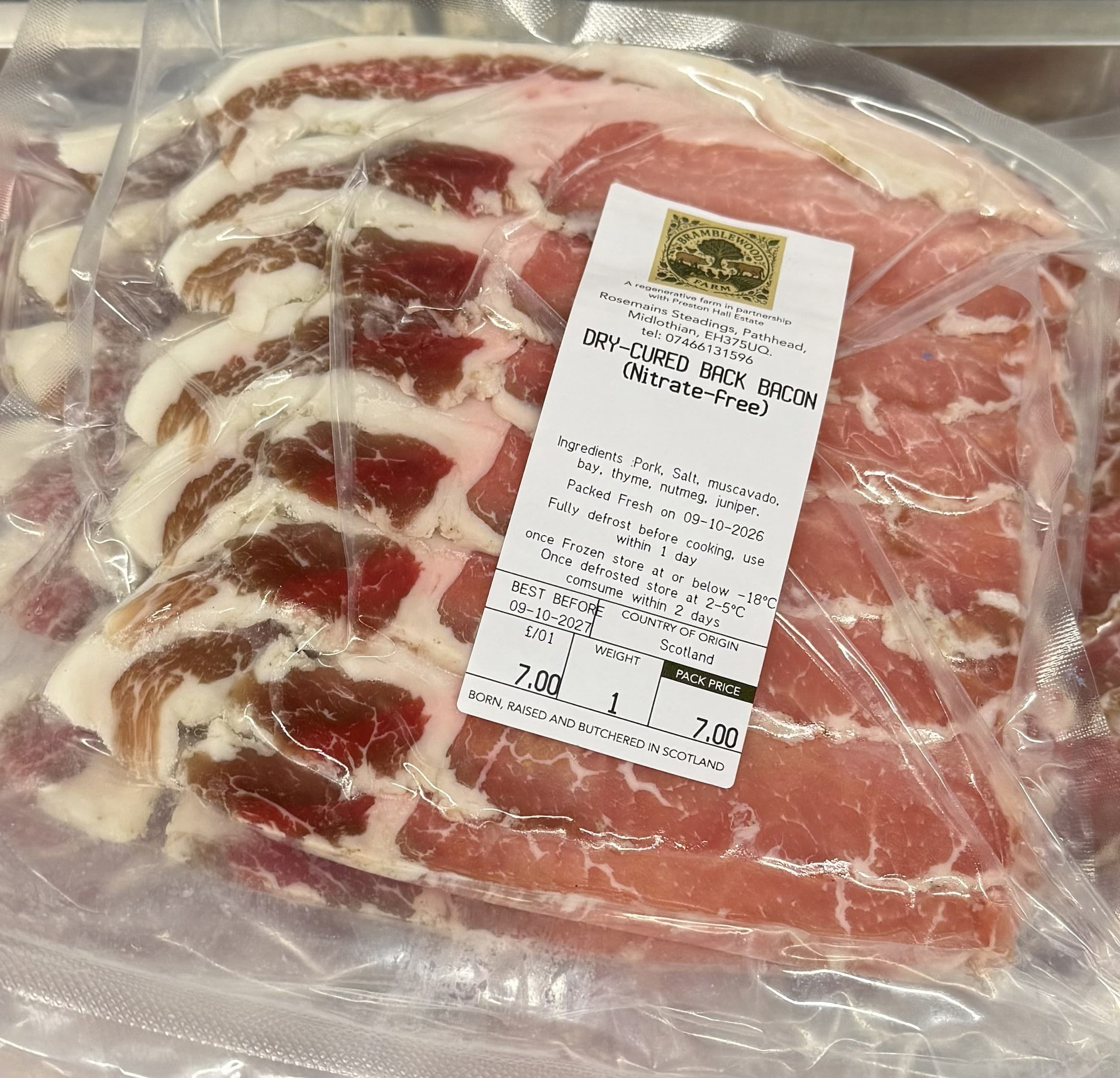 Dry-cured Back Bacon